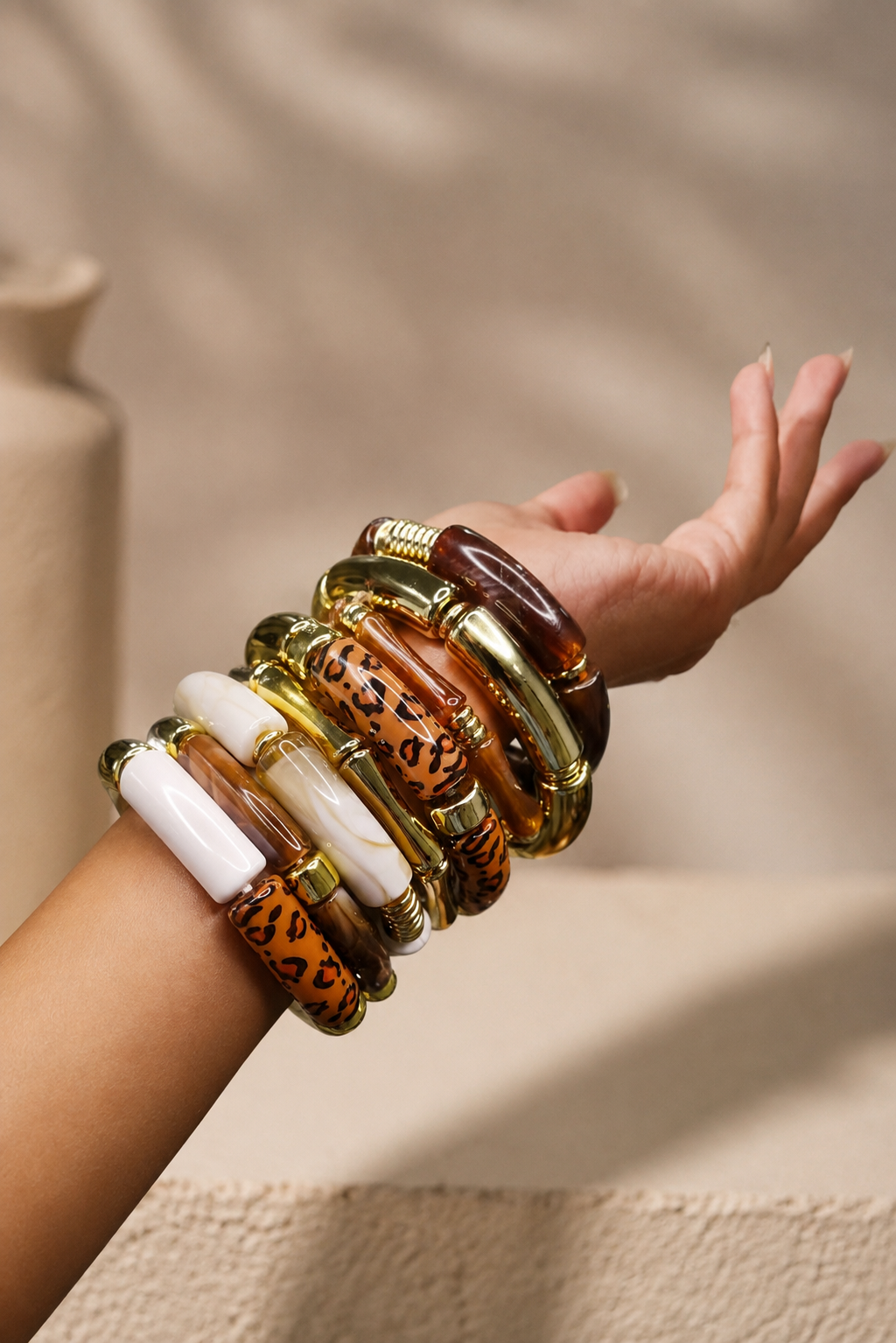 The Muse: Tortoise Shell & Ivory Combo